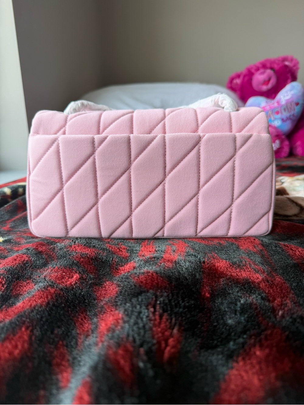 Coach Pink Quilted Shoulder Bag Tabby 26 - Picture 7 of 10